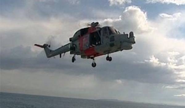 Un hélicoptère de la Marine. Photo Ministère de la Défense.