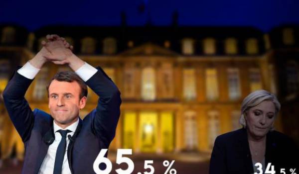 France: Macron élu président en l'emportant largement sur Le Pen