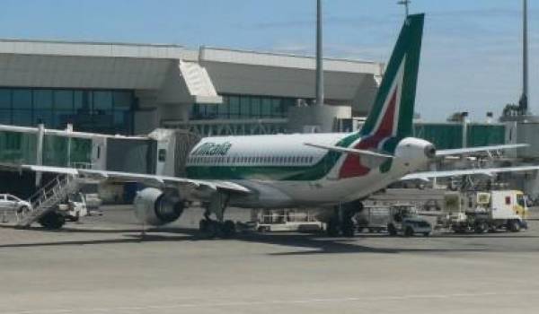 Un avion d'Alitalia