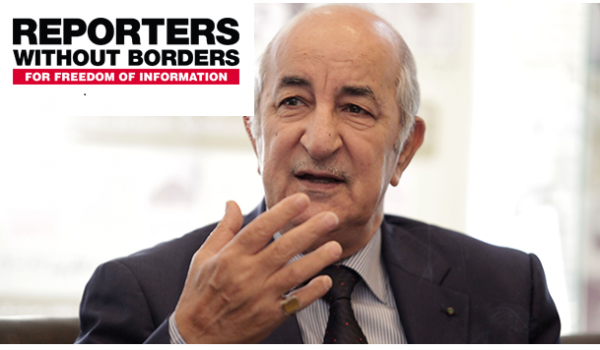 Situation de la liberté de la presse en Algérie : RSF saisit Tebboune