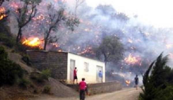 Alerte, les feux de forêt entourent la wilaya de Béjaia