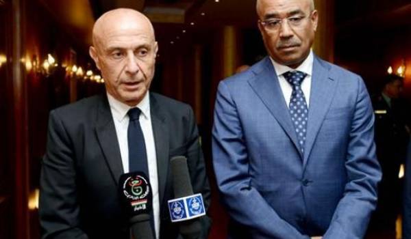  Le ministre italien de l'Intérieur, Marco Minniti, actuellement en Algérie. Photo APS