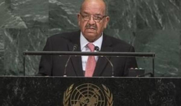 Abdelkader Messahel à l'Onu.