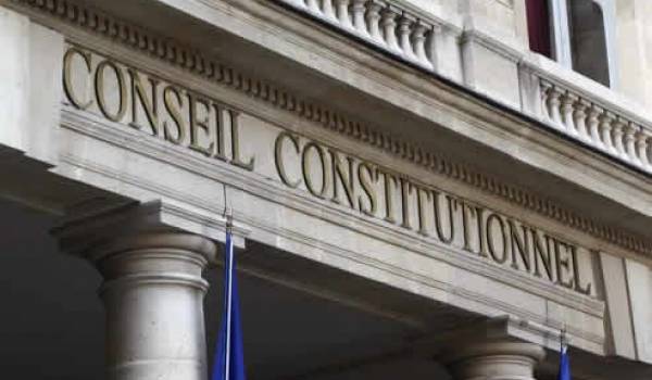 Le conseil constitutionnel à Paris