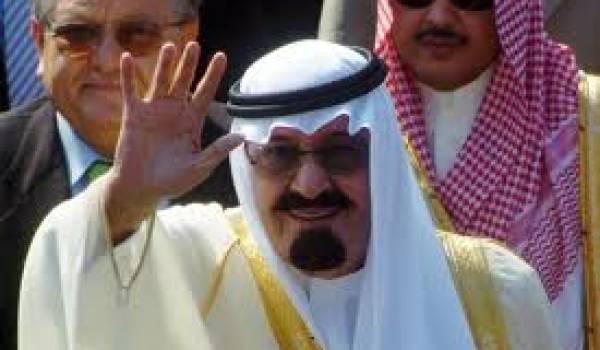 Le sultan Abdellah d'Arabie Saoudite 