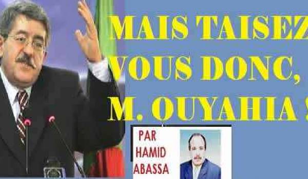 Algérie : L'indécent bavardage d'un gouvernement dépassé