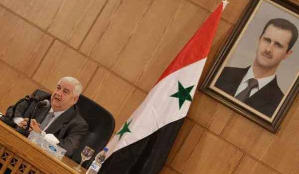 Le ministre syrien des affaires étrangères, Walid Mouallem.