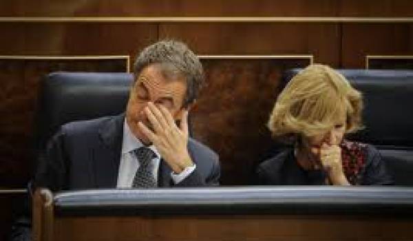Zapatero et la gauche s'attendent à un échec aux élections.