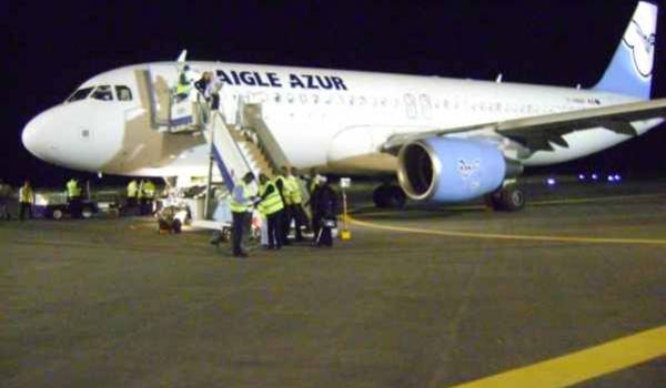 L'avion qui a inauguré la ligne.
