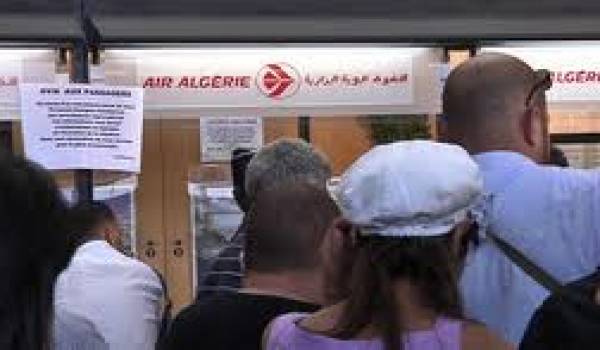 Les voyageurs d'Air Algérie avaient subi des désagréments pendant la grève.