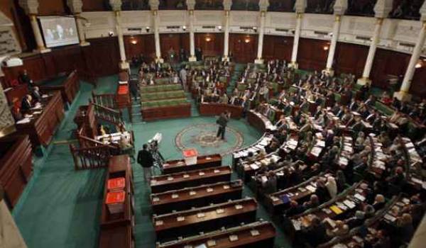 L'Assemblée tunisienne aux couleurs des islamistes d'Ennahda.