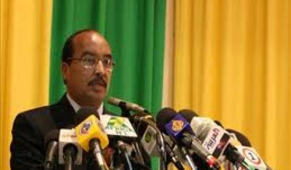 Le président mauritanien.