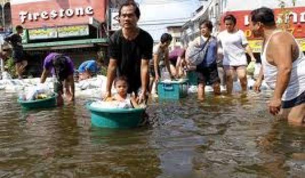 Bangkok est sous les eaux.