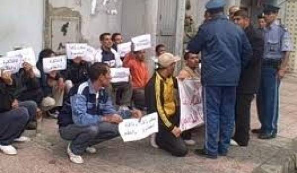 Sit-in des chômeurs de Laghouat.