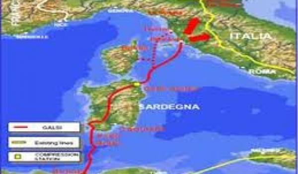 Le tracé du gazoduc doit être revu, selon les élus de Sardaigne.