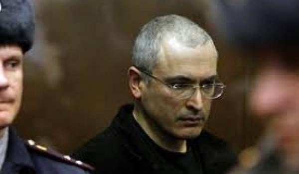 Mikhaïl Khodorkovsky emprisonné pour son opposition à Poutine.