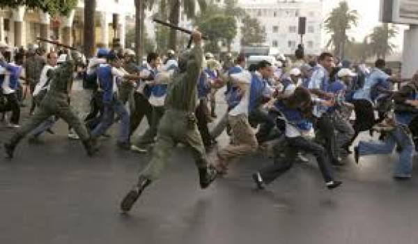 Maroc : une manifestation réprimée par la police