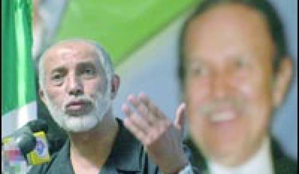 L'aveu de Belkhadem : « la révision constitutionnelle c'est pour un 3e mandat pour Bouteflika »