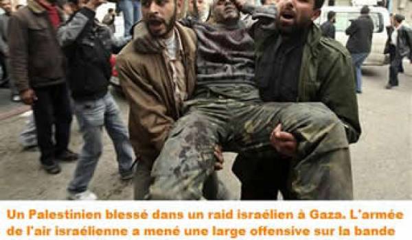 Bombardements israéliens dans la bande de Gaza, au moins 155 morts