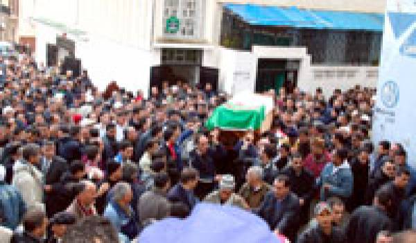 Inhumé hier au cimetière d'El Kattar ? Redouane Osmane dérange même mort?