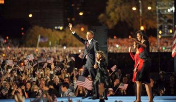 "Le changement arrive en Amérique" déclare le président élu Obama