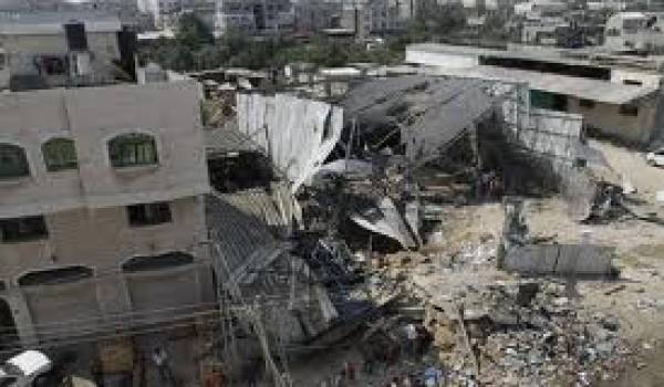L'aviation israélienne a bombardé Gaza.
