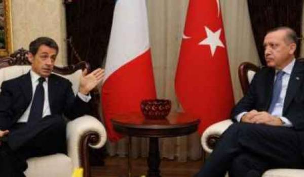 Nicolas Sarkozy et Tayeep Erdogan