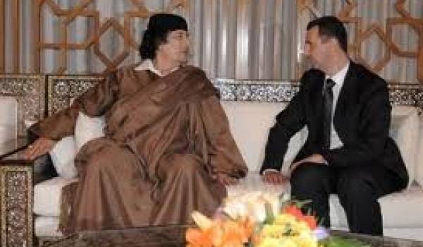 Kadhafi et Al Assad.