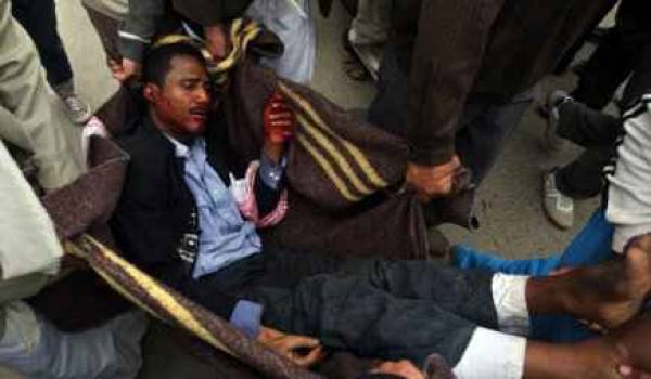 Des pro-Saleh ont tiré sur la foule de manifestants.