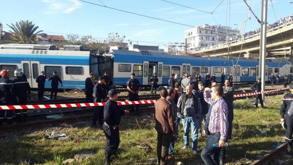 D&eacute;raillement mortel d'un train &agrave; Alger